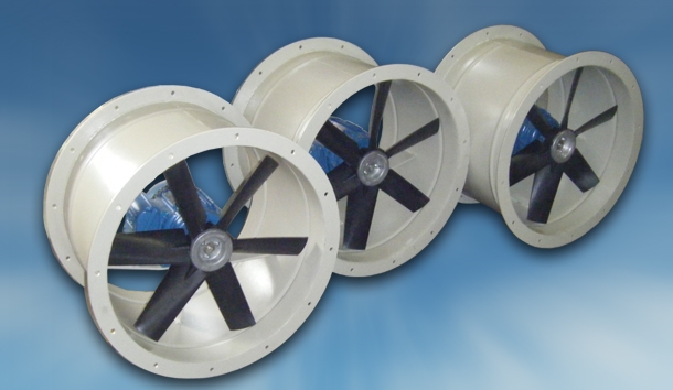 Exaustor industrial axial